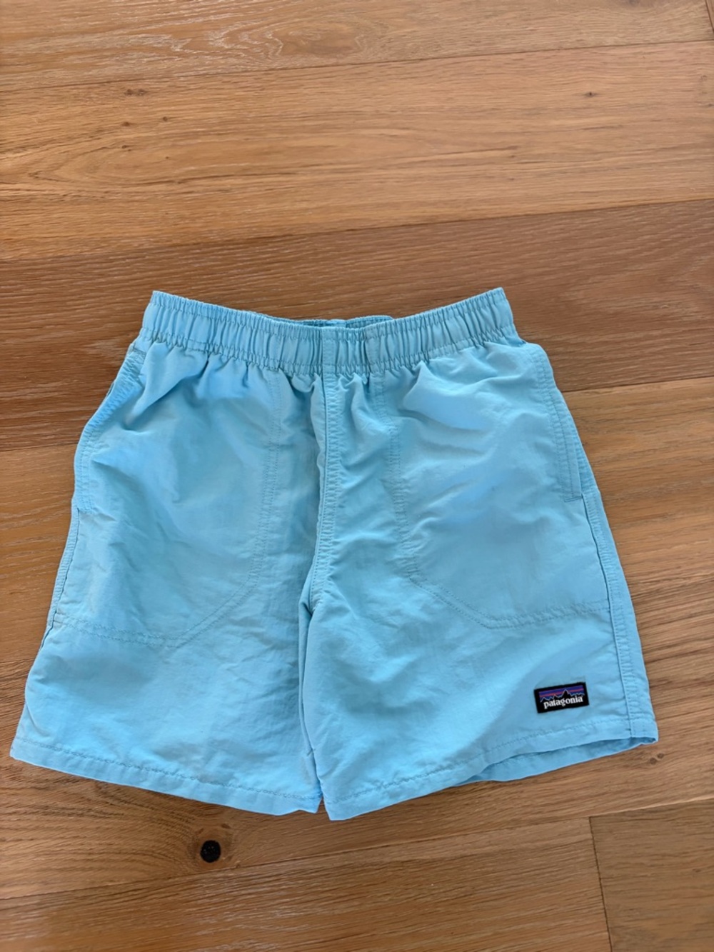 Patagonia Kids Aqua Elastic-Waist Shorts